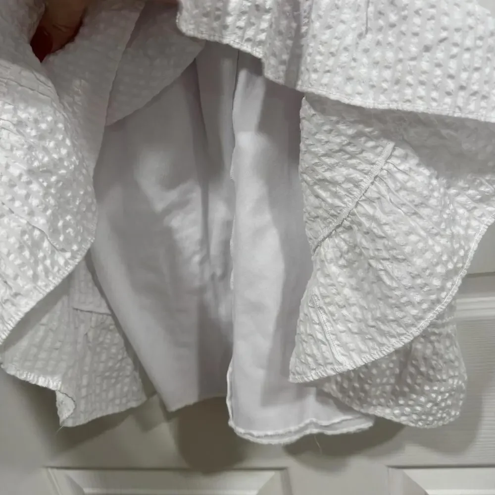 Girls Kids little peixoto‎ white dress Small S